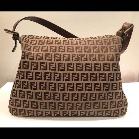 SOLD** FENDI Zucchino Mama Baguette canvas bag - Picture 3 of 8